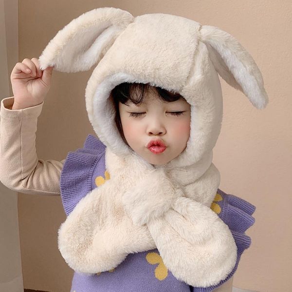 caps & hats children's plush thick warm ear protection ears hat scarf set autumn winter boys girls cold all-in-one cap, Yellow
caps & hats children's plush thick warm ear protection ears hat scarf set autumn winter boys girls cold all-in-one cap, Yellow
