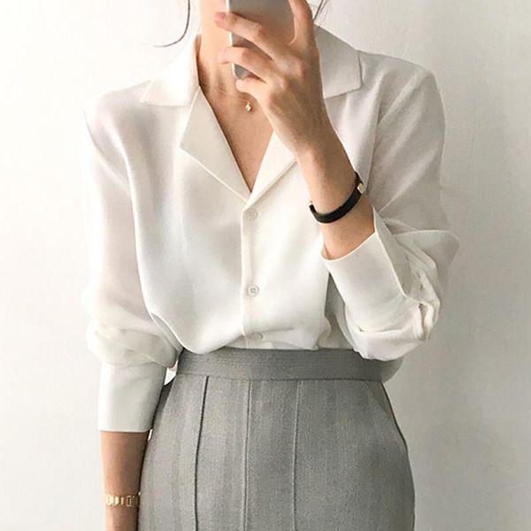 women's blouses & shirts long sleeve white blouse women blusas mujer de moda 2021 v-neck office lady chiffon shirt a405
women's blouses & shirts long sleeve white blouse women blusas mujer de moda 2021 v-neck office lady chiffon shirt a405