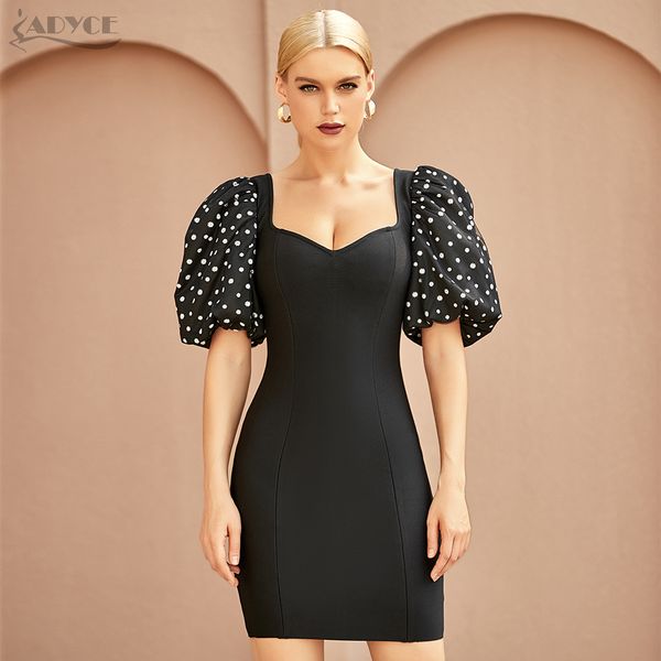 adyce 2021 new summer women bodycon bandage dress v ne short lantern sleeve mini celebrity club evening party lady dress, Black;gray
adyce 2021 new summer women bodycon bandage dress v ne short lantern sleeve mini celebrity club evening party lady dress, Black;gray