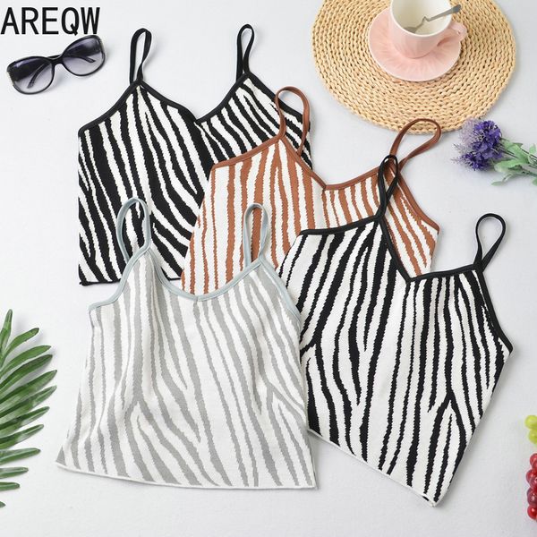 real po zebra pattern personality fashion slim suspender vest t-shirt girl 210507, White
real po zebra pattern personality fashion slim suspender vest t-shirt girl 210507, White