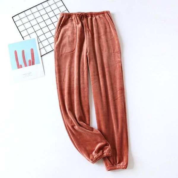 women's sleepwear flannel pants, winter warm solid color loose pajamas, elastic belt, home clothes, 2021, Black;red
women's sleepwear flannel pants, winter warm solid color loose pajamas, elastic belt, home clothes, 2021, Black;red
