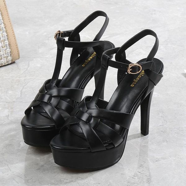 dress shoes fashion women's pumps open toe shallow mouth high heels 11.5cm with platform sandals female party oulyyyogo, Black
dress shoes fashion women's pumps open toe shallow mouth high heels 11.5cm with platform sandals female party oulyyyogo, Black