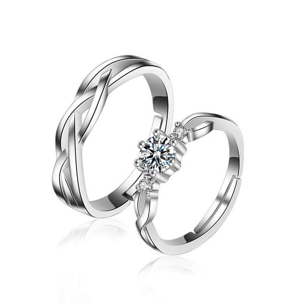 cluster rings romantic silver-color crystal ring jewelry engagement love crown charms wedding lovers couple for women men, Golden;silver
cluster rings romantic silver-color crystal ring jewelry engagement love crown charms wedding lovers couple for women men, Golden;silver