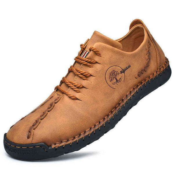 2021 spring and autumn doudou sho men's hand sewn casual leather busins lace up soft soled
2021 spring and autumn doudou sho men's hand sewn casual leather busins lace up soft soled