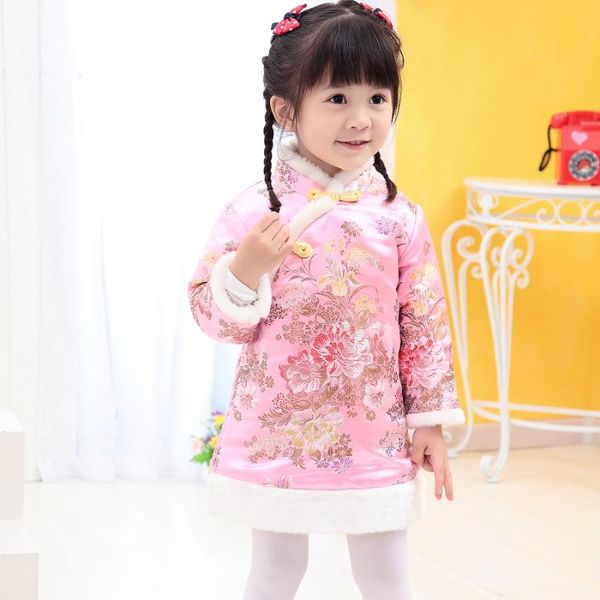 children girl quilted jackets kid qipao winter outerwear coats for girls tang dress ethnic clothing, Red
children girl quilted jackets kid qipao winter outerwear coats for girls tang dress ethnic clothing, Red