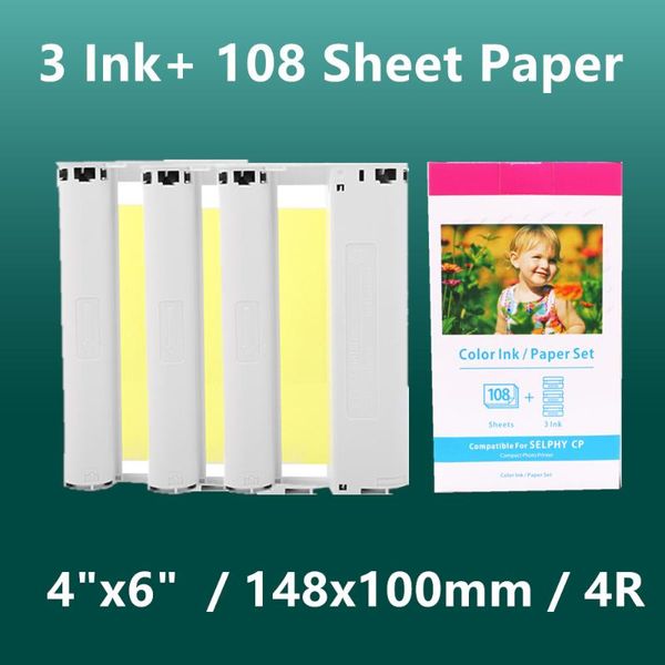 ink cartridges kp-108in 100*148mm po papers and cartridge for canon selphy cp series printer cp800 cp910 cp1200 cp1300
ink cartridges kp-108in 100*148mm po papers and cartridge for canon selphy cp series printer cp800 cp910 cp1200 cp1300