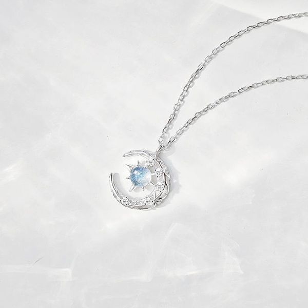 necklace cold wind niche design sense christmas sterling silver moon collarbone chain pendant necklaces
necklace cold wind niche design sense christmas sterling silver moon collarbone chain pendant necklaces