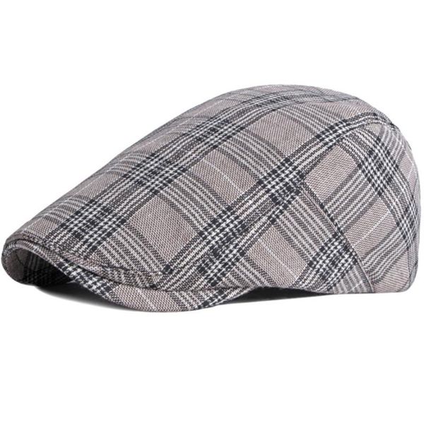 berets ht3672 cap hat men women vintage plaid ivy sboy flat retro artist painter beret male female adjusted, Blue;gray
berets ht3672 cap hat men women vintage plaid ivy sboy flat retro artist painter beret male female adjusted, Blue;gray