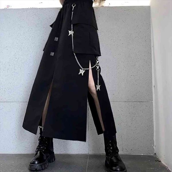 summer casual suit korean women skirts harajuku slim high street shirt retro mid length skirt small strap chain dropshipping, Black
summer casual suit korean women skirts harajuku slim high street shirt retro mid length skirt small strap chain dropshipping, Black