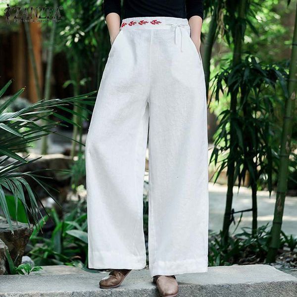 capris vintage wide leg pants women's spring trousers 2021 casual elastic waist long pantalon palazzo female embroidery turnip, Black;white
capris vintage wide leg pants women's spring trousers 2021 casual elastic waist long pantalon palazzo female embroidery turnip, Black;white