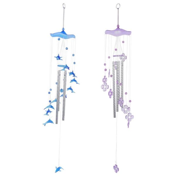decorative objects & figurines 2pcs home wind chimes windbells for indoor outdoor (blue + purple)
decorative objects & figurines 2pcs home wind chimes windbells for indoor outdoor (blue + purple)