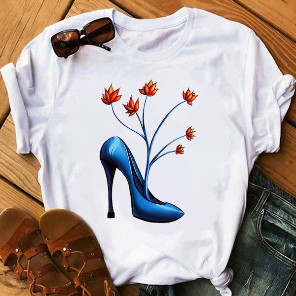 women's t-shirt 2021 trend white fashion high-heeled shoes printed harajuku graphic tee shirt female casual cotton
women's t-shirt 2021 trend white fashion high-heeled shoes printed harajuku graphic tee shirt female casual cotton