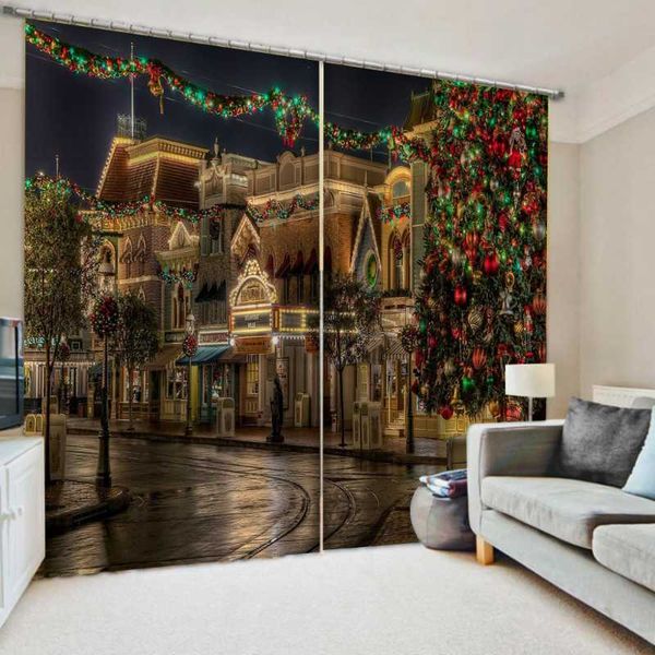 luxury blackout 3d curtains living room christmas window curtain decorate cortina & drapes
luxury blackout 3d curtains living room christmas window curtain decorate cortina & drapes