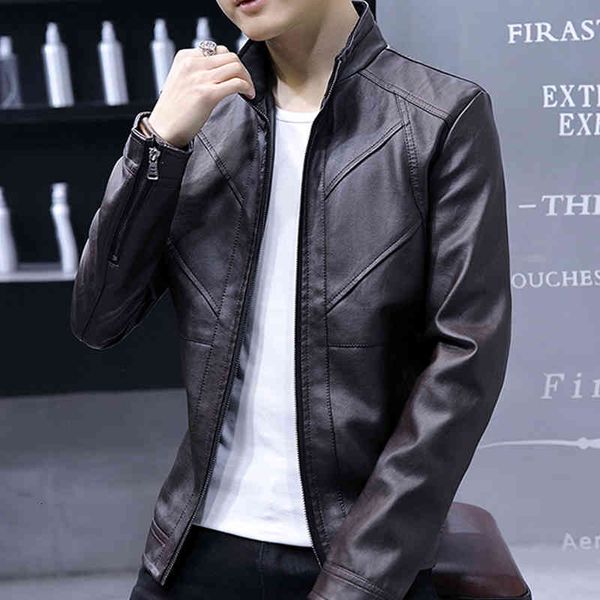 men's leather & faux pu men's leather jacket, motorcycle leisure fashion, brand clothing, autumn and winter, 2021, Black
men's leather & faux pu men's leather jacket, motorcycle leisure fashion, brand clothing, autumn and winter, 2021, Black