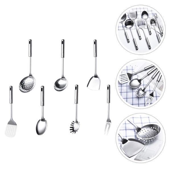 7pcs stainless steel kitchenware cooking soup ladle shovel strainer tool bath accessory set
7pcs stainless steel kitchenware cooking soup ladle shovel strainer tool bath accessory set