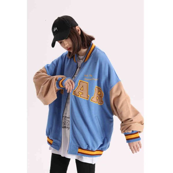 women's jackts jaquta d basball masculina, jaquta solta para homns mulhrs com stampa ltras patchwork, roupa urbana b2zn, Black;brown
women's jackts jaquta d basball masculina, jaquta solta para homns mulhrs com stampa ltras patchwork, roupa urbana b2zn, Black;brown