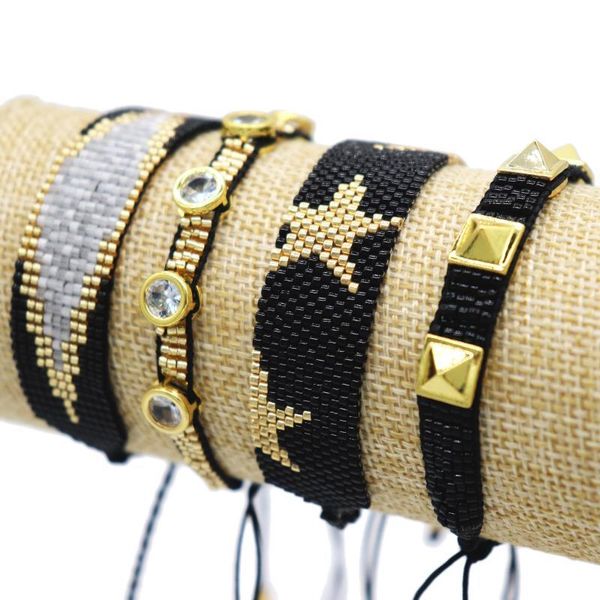charm bracelets grapes miyuki bracelet black star jewelry rivet pulseras mujer moda 2021 unique women handmade friends bileklik, Golden;silver
charm bracelets grapes miyuki bracelet black star jewelry rivet pulseras mujer moda 2021 unique women handmade friends bileklik, Golden;silver