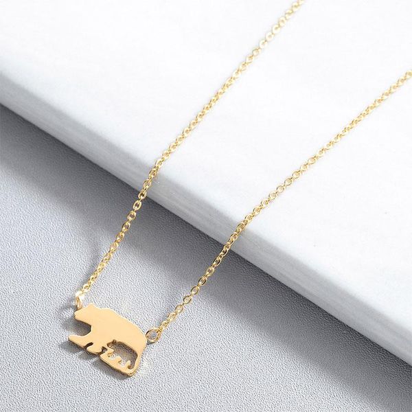 necklace pendant women stainless steel simple cute polar bear choker chain fashion gold jewelry on the neck necklaces, Silver
necklace pendant women stainless steel simple cute polar bear choker chain fashion gold jewelry on the neck necklaces, Silver