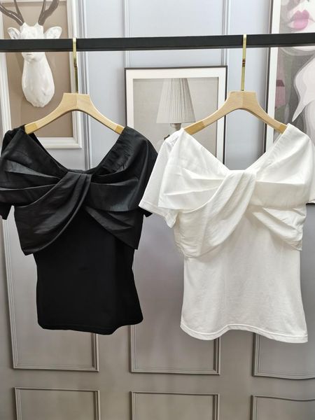 women's t-shirt 2021 women fashion short-sleeved casual solid color bow cotton 0408, White
women's t-shirt 2021 women fashion short-sleeved casual solid color bow cotton 0408, White