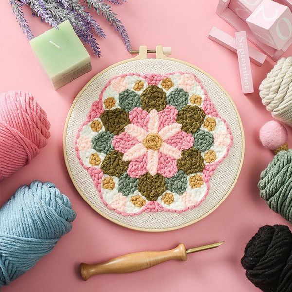 other arts and crafts diy punch needle embroidery kit with hoop flower pattern printed cross stitch for beginner handmade sewing art craft h
other arts and crafts diy punch needle embroidery kit with hoop flower pattern printed cross stitch for beginner handmade sewing art craft h