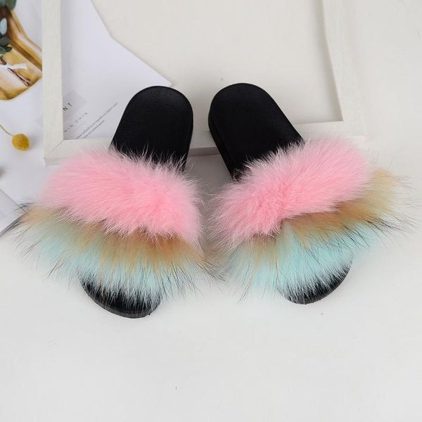 slippers 2021 color real fur sfur slides children furry women fluffy house shoes flip flops, Black
slippers 2021 color real fur sfur slides children furry women fluffy house shoes flip flops, Black