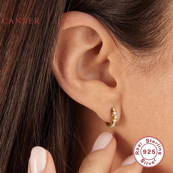 hoop & huggie canner mini boho earrings square zircon 925 sterling silver hoops ear rings for women female 2021 trendy fine jewelry, Golden;silver
hoop & huggie canner mini boho earrings square zircon 925 sterling silver hoops ear rings for women female 2021 trendy fine jewelry, Golden;silver