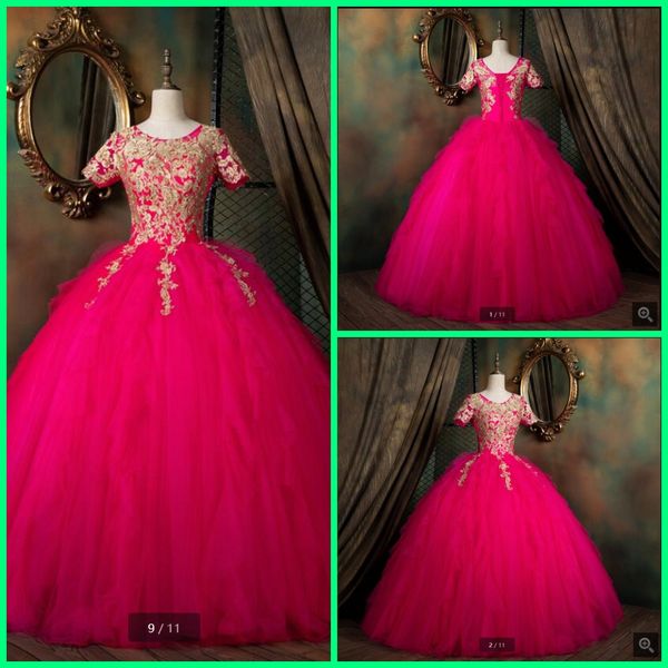 2021 vestido de festa fuchsia tulle pearls ball gown wedding dresses gold lace appliques ruffled beaded sequins princess puffy wedding gowns, White
2021 vestido de festa fuchsia tulle pearls ball gown wedding dresses gold lace appliques ruffled beaded sequins princess puffy wedding gowns, White