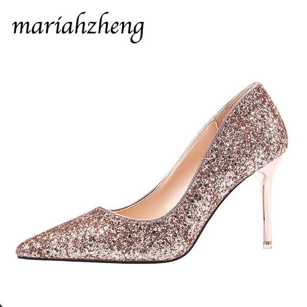 dress shoes mariahzheng 9cm sequined high-heeled women's single with stiletto pointed wedding bridesmaid banquet lsj, Black
dress shoes mariahzheng 9cm sequined high-heeled women's single with stiletto pointed wedding bridesmaid banquet lsj, Black