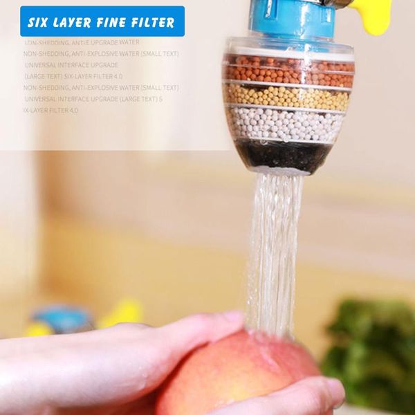 kitchen faucets universal interface activated carbon faucet water filters six layer filter qw 
kitchen faucets universal interface activated carbon faucet water filters six layer filter qw