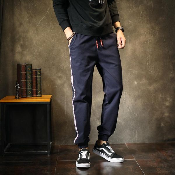 spring and autumn style men's youthful vitality casual pants loose stitching color large size s-7xl, Black
spring and autumn style men's youthful vitality casual pants loose stitching color large size s-7xl, Black
