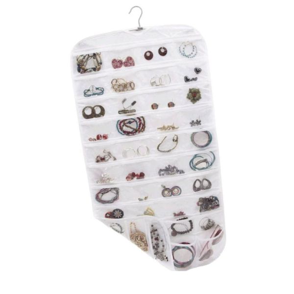 double-sided transparent pvc jewelry storage hanging bag collection necklace home bags
double-sided transparent pvc jewelry storage hanging bag collection necklace home bags