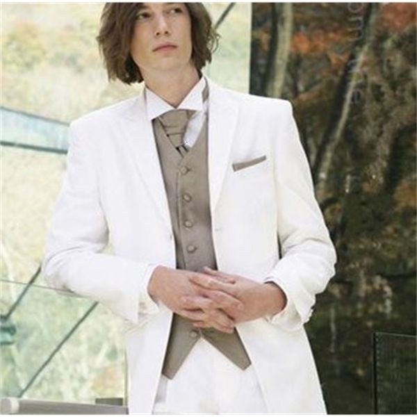 men's suits & blazers classic design hit a long white lapel summit dressed as wedding smoking the bridegroom in clothing ballet (jacket, White;black
men's suits & blazers classic design hit a long white lapel summit dressed as wedding smoking the bridegroom in clothing ballet (jacket, White;black