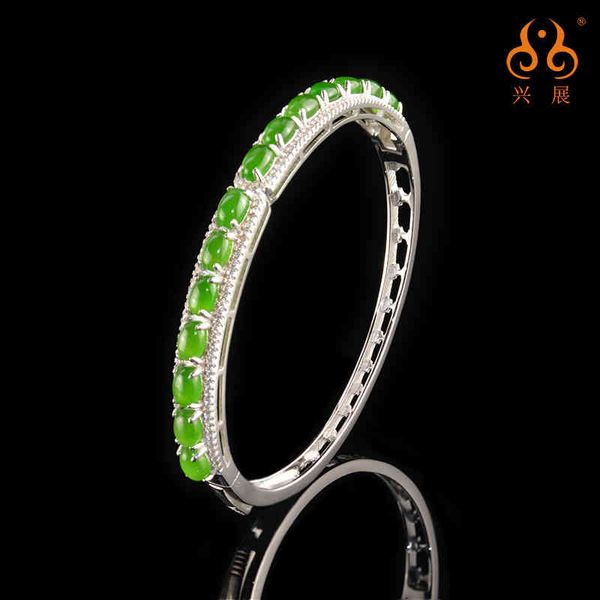 chinese style products xingzhan jewelry national favorite 925 sterling silver electroplating jade inlaid bracelet for women and tian biyu
chinese style products xingzhan jewelry national favorite 925 sterling silver electroplating jade inlaid bracelet for women and tian biyu