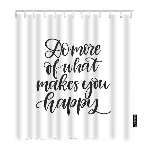 inspirational quote shower curtain motivational letters do more of what makes you happy decorative waterproof shower curtain for
inspirational quote shower curtain motivational letters do more of what makes you happy decorative waterproof shower curtain for