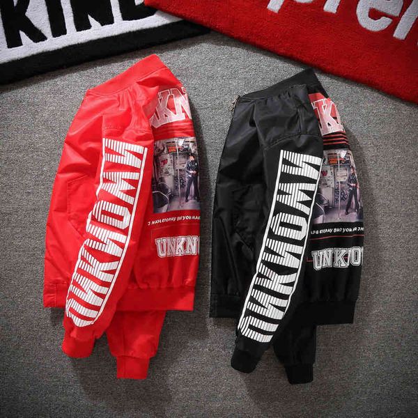 men's jackets spring autumn fashion bomber pilot men punk hip hop letter casual print youth couple coat streetwear windbreaker 1mar, Black;brown
men's jackets spring autumn fashion bomber pilot men punk hip hop letter casual print youth couple coat streetwear windbreaker 1mar, Black;brown