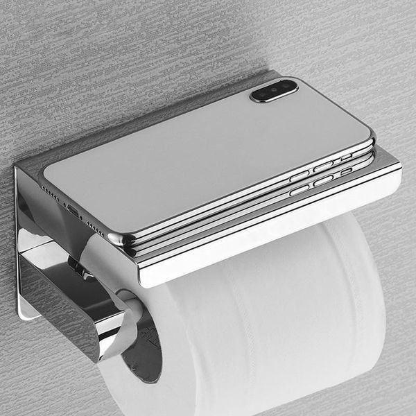 toilet paper holders 304 stainless steel roll holder mobile phone rack hand box wall-mounted tissue
toilet paper holders 304 stainless steel roll holder mobile phone rack hand box wall-mounted tissue