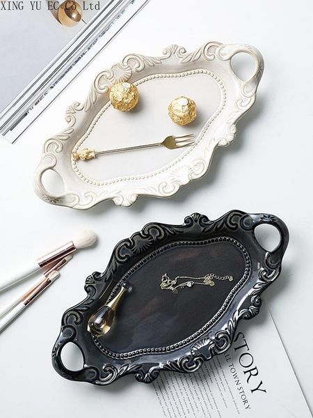 dishes & plates european style white embossed western plate steak binaural storage dining table retro display tableware
dishes & plates european style white embossed western plate steak binaural storage dining table retro display tableware