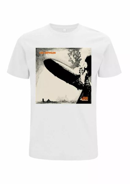 led zeppelin t shirt lz1 album cover white officially licensed mens rock band, White;black
led zeppelin t shirt lz1 album cover white officially licensed mens rock band, White;black