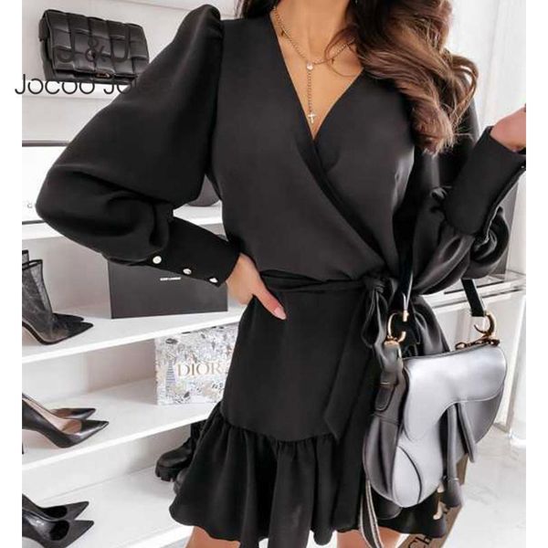casual dresses jocoo jolee v neck lace up pleated a line dress women puff long sleeve print autumn elegant vintage club mini, Black;gray
casual dresses jocoo jolee v neck lace up pleated a line dress women puff long sleeve print autumn elegant vintage club mini, Black;gray
