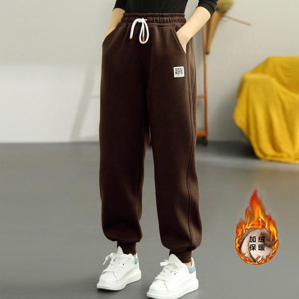 women's pants & capris plus velvet padded pant, simple all-match casual pants, footwear, sports drawstring, elastic waist, mother jeans, Black;white
women's pants & capris plus velvet padded pant, simple all-match casual pants, footwear, sports drawstring, elastic waist, mother jeans, Black;white