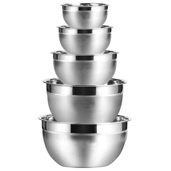promotion stainless steel mixing bowl (set of 5) fruit salad storage set kitchen bowls
promotion stainless steel mixing bowl (set of 5) fruit salad storage set kitchen bowls