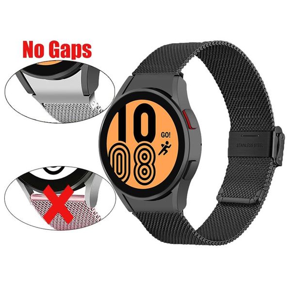 watch bands no gap stainless steel bracelet for samsung galaxy 4 classic band 46mm 44mm milanese curved end metal strap, Black;brown
watch bands no gap stainless steel bracelet for samsung galaxy 4 classic band 46mm 44mm milanese curved end metal strap, Black;brown