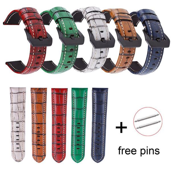 watch bands 20mm 22mm 24mm 26mm leather band vintage bamboo grain genuine strap for samsung galaxy 46mm 42mm gear s2 s3, Black;brown
watch bands 20mm 22mm 24mm 26mm leather band vintage bamboo grain genuine strap for samsung galaxy 46mm 42mm gear s2 s3, Black;brown