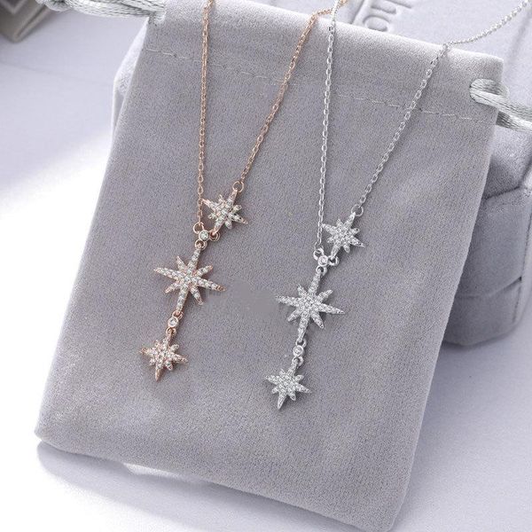 pendant necklaces crystal eight-pointed star pendants for women silver color snowflake cubic zirconia necklace christmas jewelry
pendant necklaces crystal eight-pointed star pendants for women silver color snowflake cubic zirconia necklace christmas jewelry