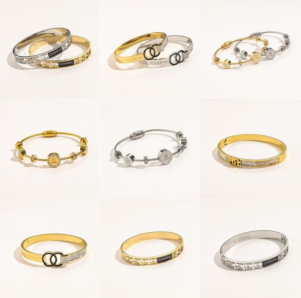 luxury mens womens 18k gold plated 925 silver bangle bracelets brand designer letter annulus bracelet fashion 100% stainless steel jewelry h, Golden;silver
luxury mens womens 18k gold plated 925 silver bangle bracelets brand designer letter annulus bracelet fashion 100% stainless steel jewelry h, Golden;silver