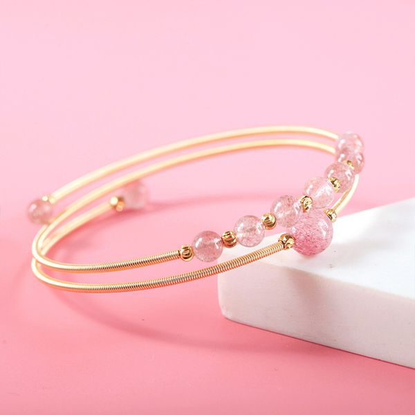 strawberry crystal bracelet fashion hansen peach blossom powder crystal bracelet strawberry crystal bracelet, Golden;silver
strawberry crystal bracelet fashion hansen peach blossom powder crystal bracelet strawberry crystal bracelet, Golden;silver