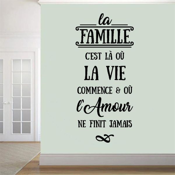 wall stickers la famille c'est là où vie french quote mural removable bedroom livingroom decals decoration ru2423
wall stickers la famille c'est là où vie french quote mural removable bedroom livingroom decals decoration ru2423