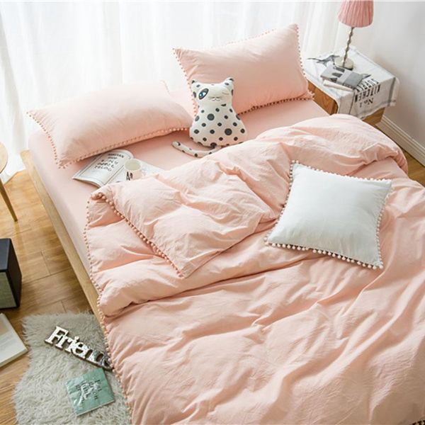 solid color bedding set hairball quilt cover for home nordic bed soft multicolor pillowcase quality bedroom sets
solid color bedding set hairball quilt cover for home nordic bed soft multicolor pillowcase quality bedroom sets