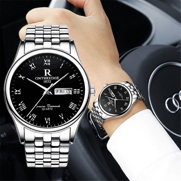 wristwatches men's watches business casual watch quartz stainless steel strap waterproof relogio masculino, Slivery;brown
wristwatches men's watches business casual watch quartz stainless steel strap waterproof relogio masculino, Slivery;brown