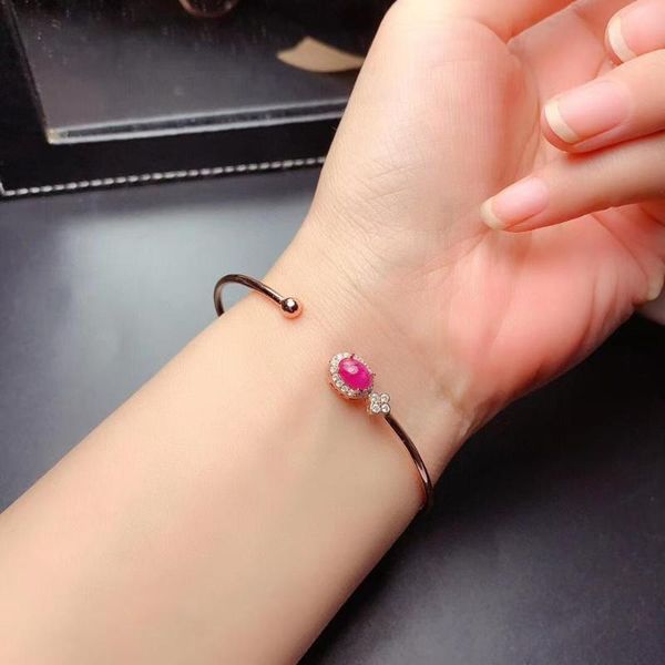other bracelets gift ruby bangle natural and real 925 sterling silver fine jewelry, Golden;silver
other bracelets gift ruby bangle natural and real 925 sterling silver fine jewelry, Golden;silver